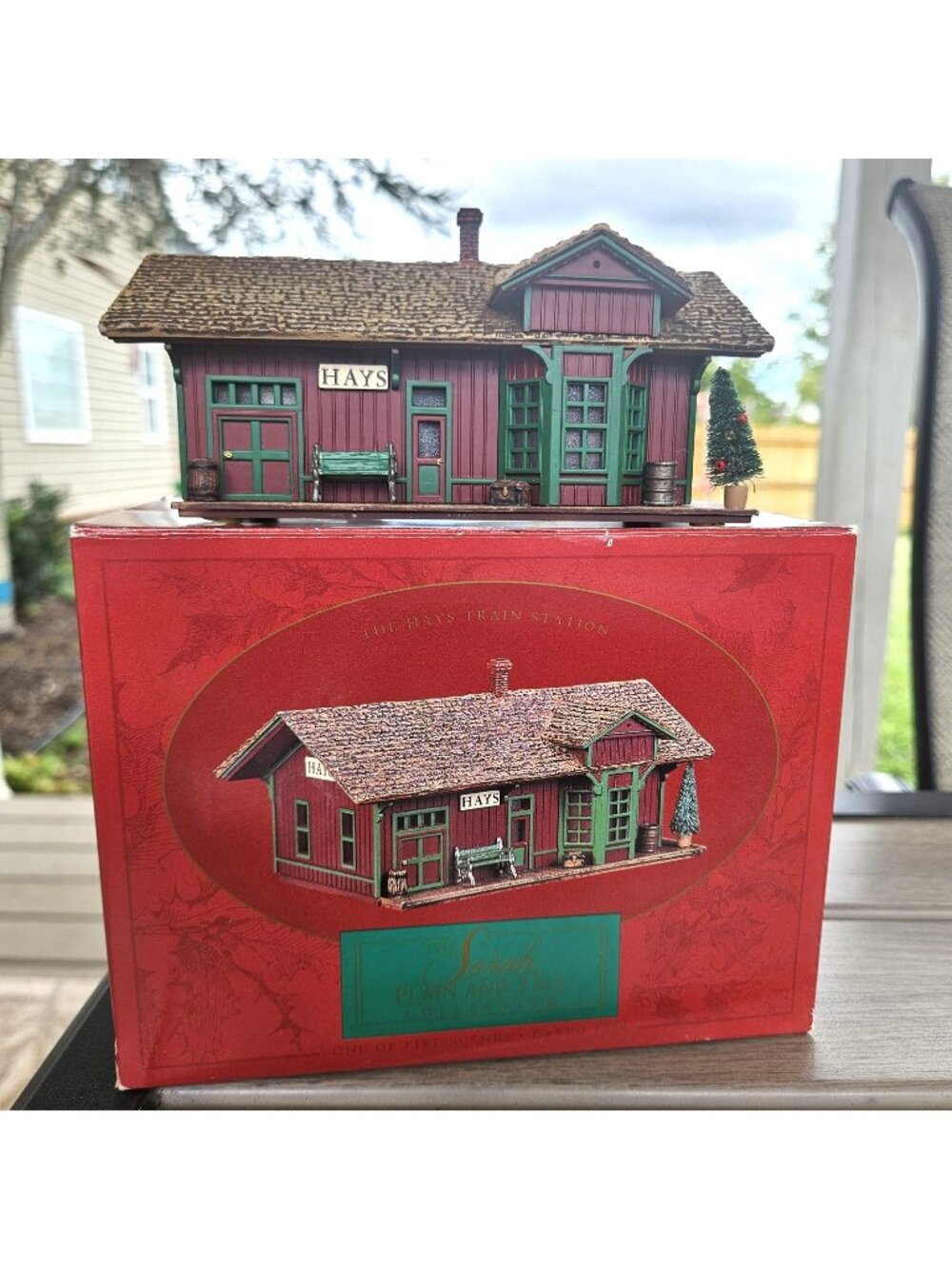 Sarah Plain and Tall The Hays Train Station Hallmark 1994 HO Scale Movie Replica